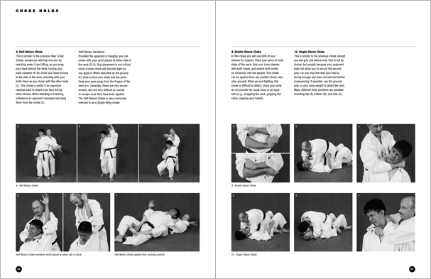 Sample pages from 'The Art of Ground Fighting'; one in a series of remarkable books that provide an in-depth look at the core concepts and techniques shared by a broad range of martial arts styles. Contains basics plus over 195 practical skills including chokes, joint locks, pins, ground kicks, sacrifice techniques, escapes, and counters from seated, reclining, and kneeling positions.