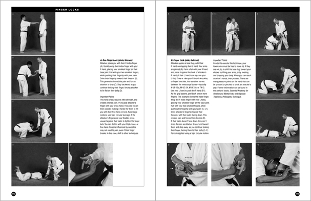 Sample pages from 'The Art of Holding'; one in a series of remarkable books that provide an in-depth look at the core concepts and techniques shared by a broad range of martial arts styles. Contains over 155 practical holds including joint locks, chokes, nerve holds, takedowns, pins, advanced combinations, and counterholds.