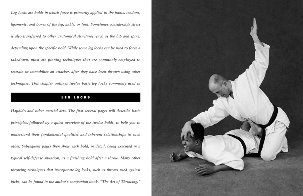 Sample pages from 'The Art of Holding'; one in a series of remarkable books that provide an in-depth look at the core concepts and techniques shared by a broad range of martial arts styles. Contains over 155 practical holds including joint locks, chokes, nerve holds, takedowns, pins, advanced combinations, and counterholds.