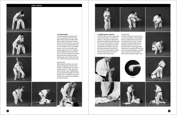 Sample pages from 'The Art of Holding'; one in a series of remarkable books that provide an in-depth look at the core concepts and techniques shared by a broad range of martial arts styles. Contains over 155 practical holds including joint locks, chokes, nerve holds, takedowns, pins, advanced combinations, and counterholds.