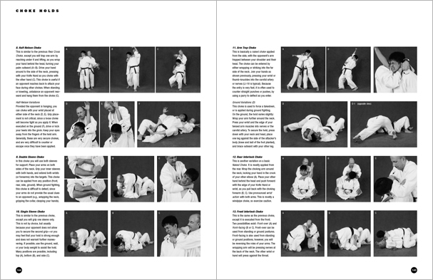 Sample pages from 'The Art of Holding'; one in a series of remarkable books that provide an in-depth look at the core concepts and techniques shared by a broad range of martial arts styles. Contains over 155 practical holds including joint locks, chokes, nerve holds, takedowns, pins, advanced combinations, and counterholds.