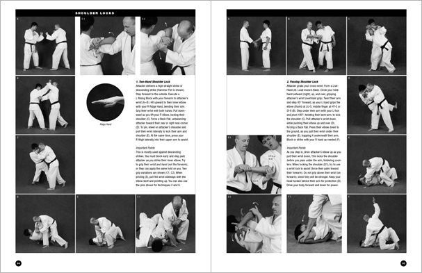 Sample pages from 'The Art of Holding'; one in a series of remarkable books that provide an in-depth look at the core concepts and techniques shared by a broad range of martial arts styles. Contains over 155 practical holds including joint locks, chokes, nerve holds, takedowns, pins, advanced combinations, and counterholds.