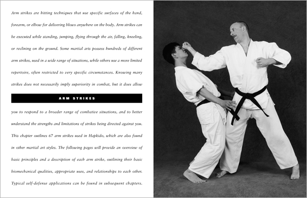 Sample pages from 'The Art of Striking'; one in a series of remarkable books that provide an in-depth look at the core concepts and techniques shared by a broad range of martial arts styles. Contains over 400 practical strikes including arm strikes, kicks, head butts, blocking and avoiding skills, combinations, and counters.