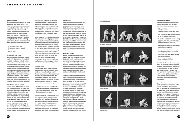 Sample pages from 'The Art of Throwing'; one in a series of remarkable books that provide an in-depth look at the core concepts and techniques shared by a broad range of martial arts styles. Contains over 130 practical throws including shoulder throws, hip throws, leg throws, hand throws, sacrifice throws, kick-counter throws, advanced combinations, and counterthrows.