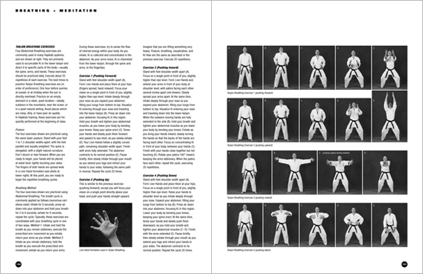 Sample pages from 'Hapkido', the most comprehensive book ever written on a single martial art; 1136 pages, 9000 photos, 2000 martial techniques.