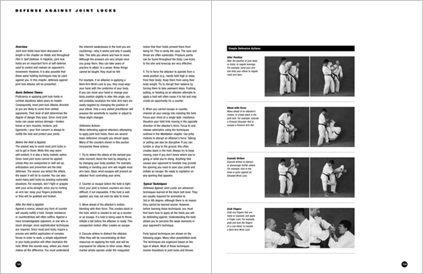 Sample pages from 'Hapkido', the most comprehensive book ever written on a single martial art; 1136 pages, 9000 photos, 2000 martial techniques.