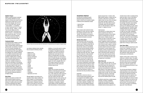 Sample pages from 'Hapkido: An Introduction to the Art of Self-Defense', the first introductory text to provide a concise overview of Hapkido in its entirety, with essential material for novices.