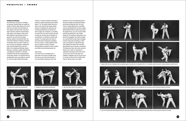 Sample pages from 'Taekwondo', the most comprehensive book ever written on the world's most popular martial art; 896 pages, 8600 photos, Traditional and Olympic-Style.