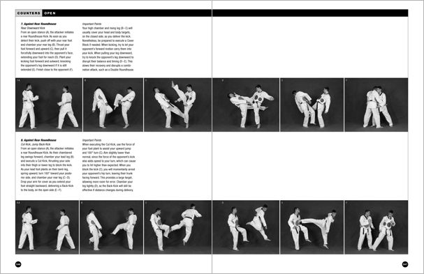 Sample pages from 'Taekwondo', the most comprehensive book ever written on the world's most popular martial art; 896 pages, 8600 photos, Traditional and Olympic-Style.