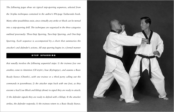 Sample pages from 'Taekwondo: The Essential Introduction', the first introductory text to provide a concise overview of Taekwondo in its entirety, with essential material for novices.