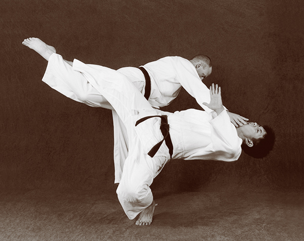 Hapkido photos of Master Marc Tedeschi performing Hapkido techniques