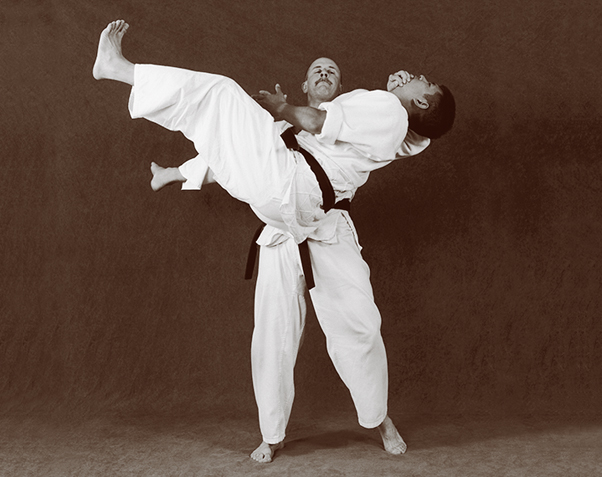 Hapkido photos of Master Marc Tedeschi performing Hapkido techniques